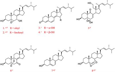 Anti-tumor and Anti-angiogenic Ergosterols from Ganoderma lucidum